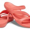 Klapki Crocs (WMNS) Pomarańczowo-czerwone 206756-6SL
