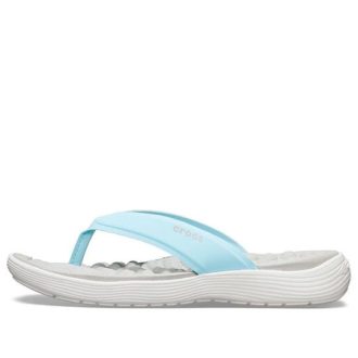 Klapki Crocs (WMNS) Reviva Niebieskie 205473-4KA
