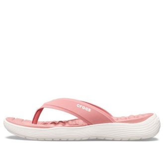 Klapki Crocs (WMNS) Reviva w kolorze różowym 205473-6PH