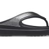 Klapki Crocs (WMNS) z grubą podeszwą, czarne, 206919-001