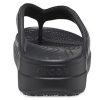 Klapki Crocs (WMNS) z grubą podeszwą, czarne, 206919-001
