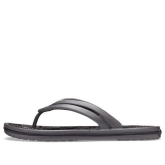 Klapki Crocs (WMNS) z nadrukiem w panterkę, czarne, 206490-02W