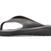 Klapki plażowe Crocs LiteRide Minimalistic w kolorze ciemnoszarym 205182-0DD
