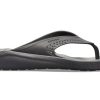 Klapki plażowe Crocs LiteRide Minimalistic w kolorze ciemnoszarym 205182-0DD