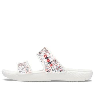 Klapki sportowe Crocs Classic antypoślizgowe, odporne na zużycie, unisex, białe, 207350-94S Klapki sportowe Crocs Classic antypoślizgowe, odporne na zużycie, unisex, białe, 207350-94S