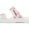 Klapki sportowe Crocs Classic antypoślizgowe, odporne na zużycie, unisex, białe, 207350-94S Klapki sportowe Crocs Classic antypoślizgowe, odporne na zużycie, unisex, białe, 207350-94S