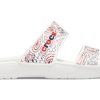 Klapki sportowe Crocs Classic antypoślizgowe, odporne na zużycie, unisex, białe, 207350-94S Klapki sportowe Crocs Classic antypoślizgowe, odporne na zużycie, unisex, białe, 207350-94S