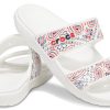 Klapki sportowe Crocs Classic antypoślizgowe, odporne na zużycie, unisex, białe, 207350-94S Klapki sportowe Crocs Classic antypoślizgowe, odporne na zużycie, unisex, białe, 207350-94S
