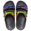 Klapki sportowe Crocs Classic odporne na zużycie, antypoślizgowe, unisex, czarne, 207346-0C4 Klapki sportowe Crocs Classic odporne na zużycie, antypoślizgowe, unisex, czarne, 207346-0C4