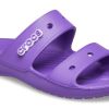 Klapki sportowe Crocs Classic Soft Sole Cozy Flat Heel Unisex Fioletowe 206761-518