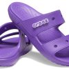 Klapki sportowe Crocs Classic Soft Sole Cozy Flat Heel Unisex Fioletowe 206761-518