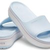 Klapki sportowe Crocs Crocband Light Cozy Unisex niebieskie 205631-4JR