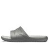 Klapki sportowe Crocs Reviva Cozy antypoślizgowe, płaskie, unisex, szare, 205546-0DV