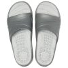 Klapki sportowe Crocs Reviva Cozy antypoślizgowe, płaskie, unisex, szare, 205546-0DV