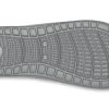 Klapki sportowe Crocs Reviva Cozy antypoślizgowe, płaskie, unisex, szare, 205546-0DV