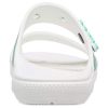 Klapki sportowe Crocs (WMNS) Classic Tropical Outdoor Flat Heel w kolorze biało-zielonym 207183-94S