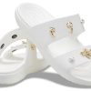 Klapki sportowe Crocs (WMNS) Soft Sole Cozy Outdoor na płaskim obcasie, białe, 207387-103