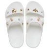 Klapki sportowe Crocs (WMNS) Soft Sole Cozy Outdoor na płaskim obcasie, białe, 207387-103
