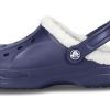 Klapki unisex Crocs Classic Clog Crocs Stay Warm odporne na zużycie, granatowe, 16244-49U