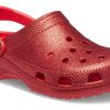 Klasyczne brokatowe chodaki Crocs „Płomień” 205942-8C1