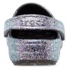 Klasyczne brokatowe chodaki Crocs „Silver Multi” 205942-0C4