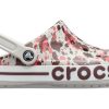 Klasyczne chodaki Crocs Bayaband Printed w kolorze biało-brązowo-czerwonym 205840-1CD