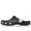 Klasyczne chodaki Crocs Brooklyn Nets „Czarno-białe” 208651-103