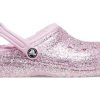 Klasyczne chodaki Crocs (GS) z brokatem i podszewką w kolorze różowym 207463-6S0