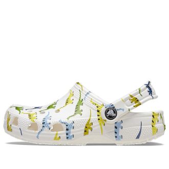 Klasyczne chodaki Crocs (GS) z nadrukiem postaci w kolorze białym 209697-9DH