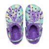 Klasyczne chodaki Crocs (GS) z podszewką i marmurkiem „Neon Purple Multi” 207238-573