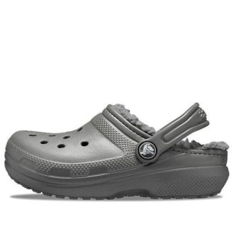 Klasyczne chodaki Crocs (GS) z podszewką „Slate Grey Smoke” 203506-0EX