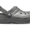 Klasyczne chodaki Crocs (GS) z podszewką „Slate Grey Smoke” 203506-0EX