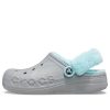 Klasyczne chodaki Crocs Stay Warm z podszewką z polaru, unisex, szaro-niebieskie 206633-0IG