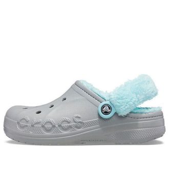 Klasyczne chodaki Crocs Stay Warm z podszewką z polaru, unisex, szaro-niebieskie 206633-0IG Klasyczne chodaki Crocs Stay Warm z podszewką z polaru, unisex, szaro-niebieskie 206633-0IG
