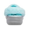 Klasyczne chodaki Crocs Stay Warm z podszewką z polaru, unisex, szaro-niebieskie 206633-0IG