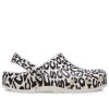Klasyczne chodaki Crocs Warped Logo „Biało-czarne” 210805-100