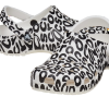 Klasyczne chodaki Crocs Warped Logo „Biało-czarne” 210805-100