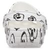 Klasyczne chodaki Crocs (WMNS) z nadrukiem czaszki w kolorze biało-czarnym 208993-103