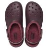 Klasyczne chodaki Crocs (WMNS) z podszewką na platformie „Dark Cherry” 207938-6WD