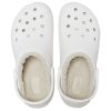 Klasyczne chodaki Crocs (WMNS) z podszewką na platformie w kolorze białym 207938-100
