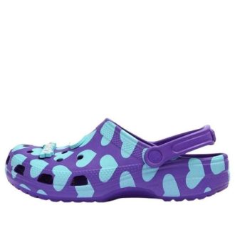 Klasyczne chodaki Crocs x Awake NY „Dom jest tam, gdzie serce – fioletowe” 207534-518