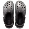 Klasyczne chodaki Crocs z brokatową podszewką „Czarno-srebrne” 205842-067