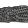 Klasyczne chodaki Crocs z brokatową podszewką „Czarno-srebrne” 205842-067
