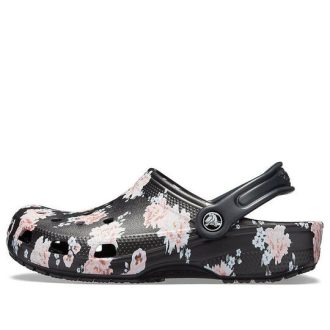 Klasyczne chodaki Crocs z nadrukiem „Czarno-różowe” 205838-97J