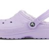 Klasyczne chodaki Crocs z podszewką „Lavender” 203591-50P