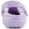 Klasyczne chodaki Crocs z podszewką „Lavender” 203591-50P