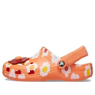 Klasyczne chodaki frotte Crocs „Pomarańczowe” 208892-84A