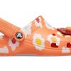 Klasyczne chodaki frotte Crocs „Pomarańczowe” 208892-84A