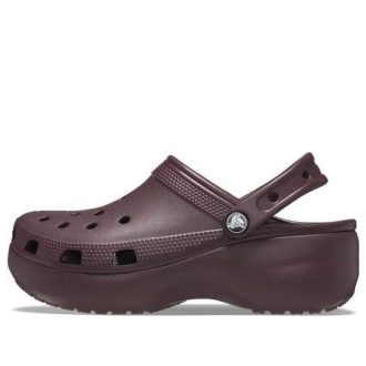 Klasyczne chodaki na platformie Crocs (WMNS) „Dark Cherry” 206750-6WD