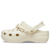 Klasyczne chodaki platformowe Crocs (WMNS) z łańcuchem „Bone” 209022-2Y2